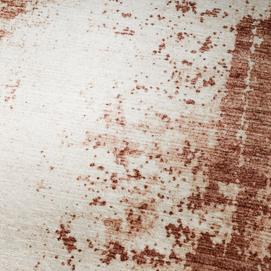 Abstract rug - Rusty Brown