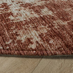 Abstract rug - Rusty Brown