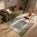 Abstract rug - Rusty Green