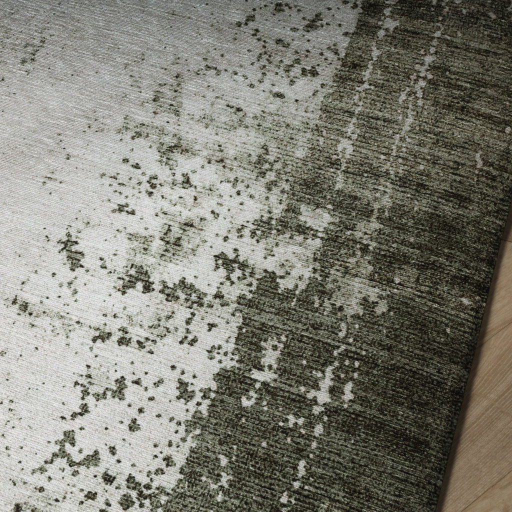 Abstract rug - Rusty Green