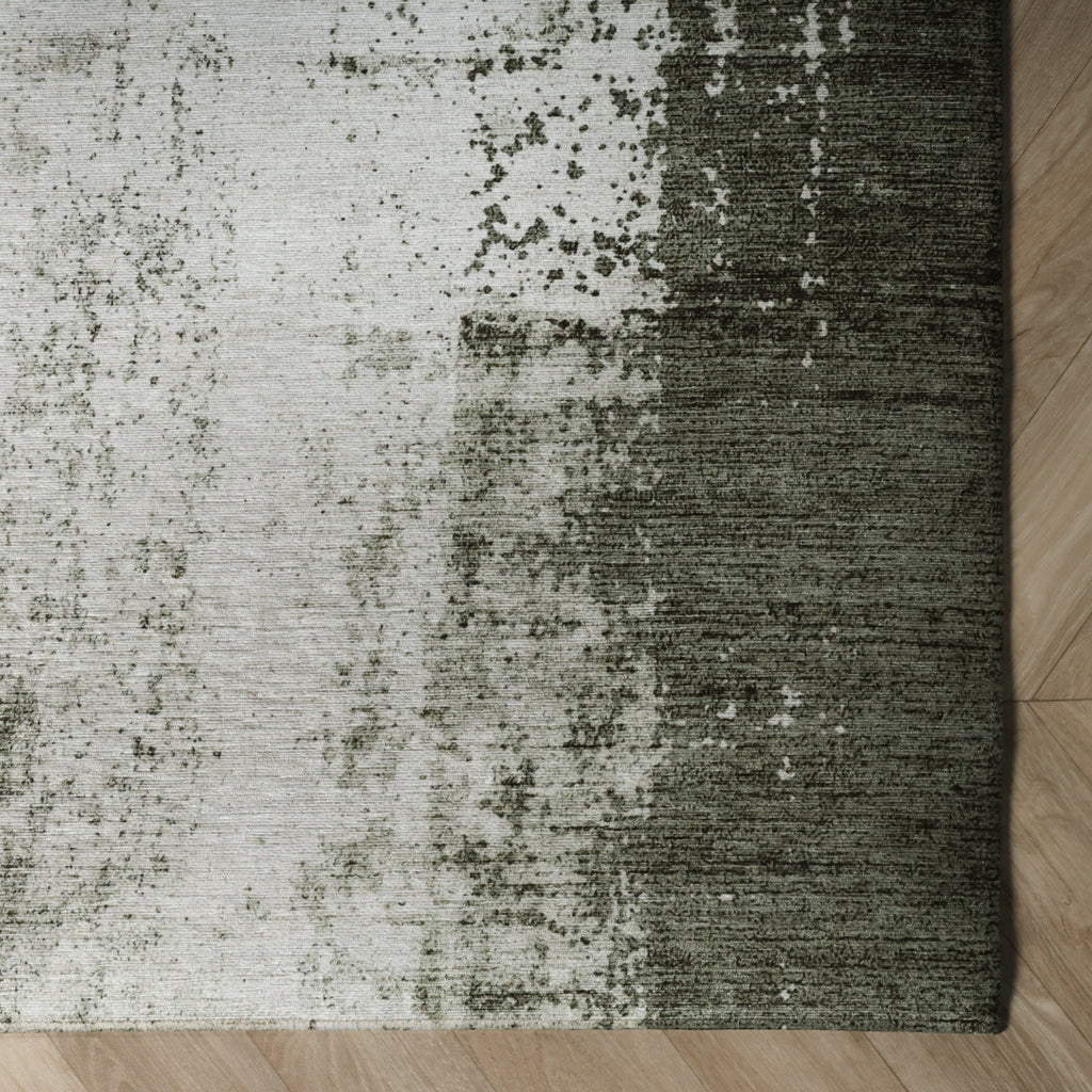Abstract rug - Rusty Green