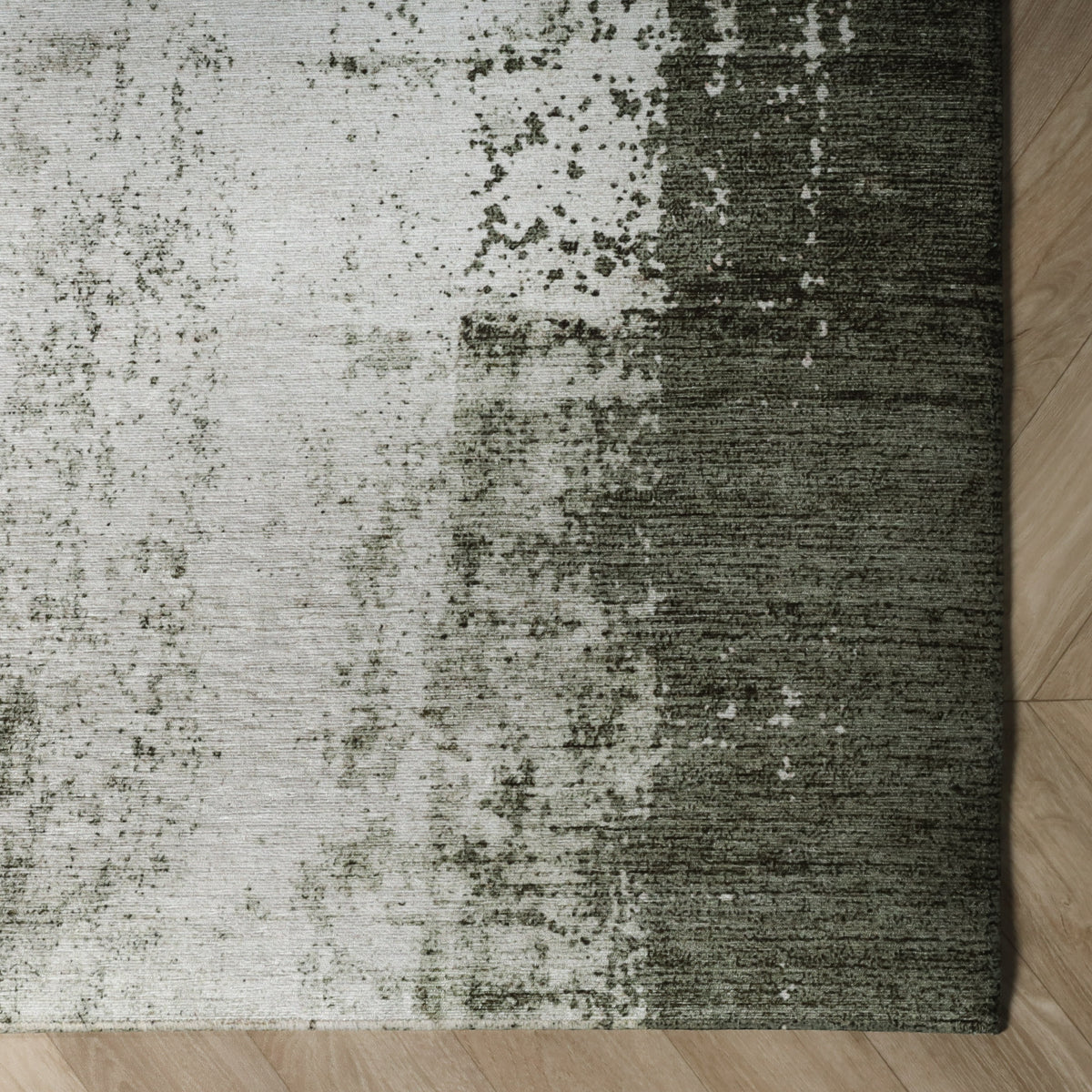 Abstract rug - Rusty Green
