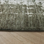 Abstract rug - Rusty Green
