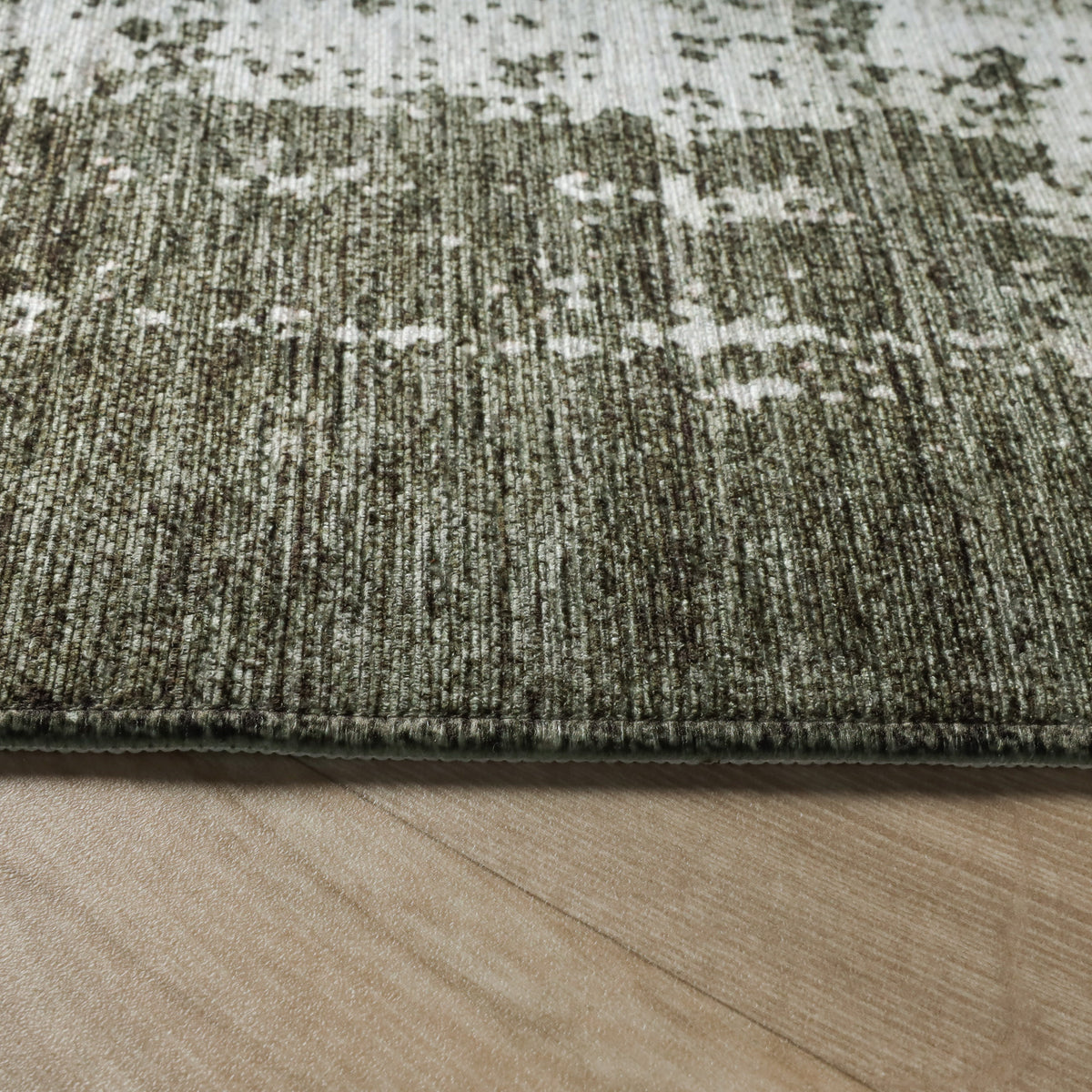 Abstract rug - Rusty Green