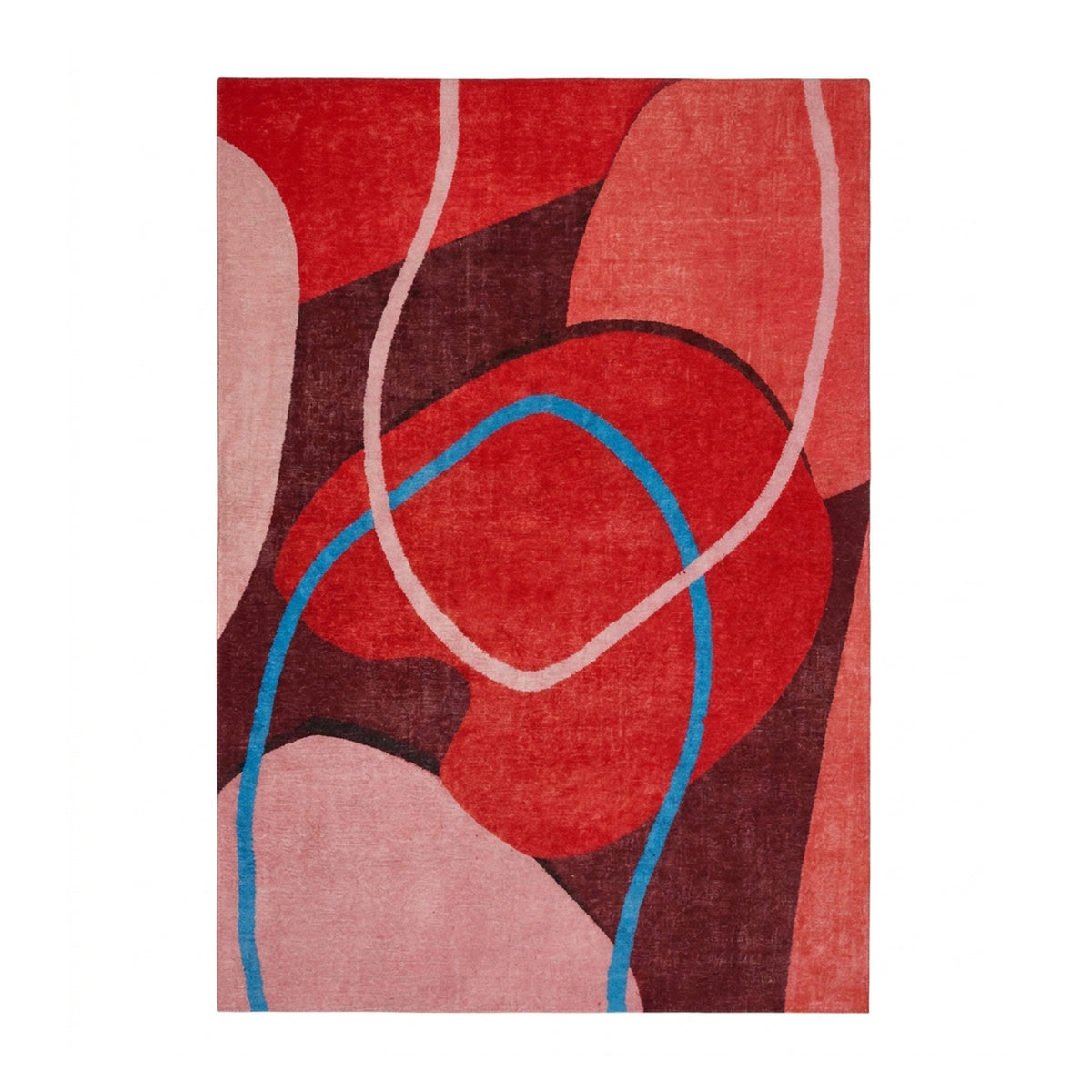Designer Rug - Rooted Red/Pink