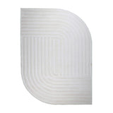 Irregular Rug - Flowy Lines Cream