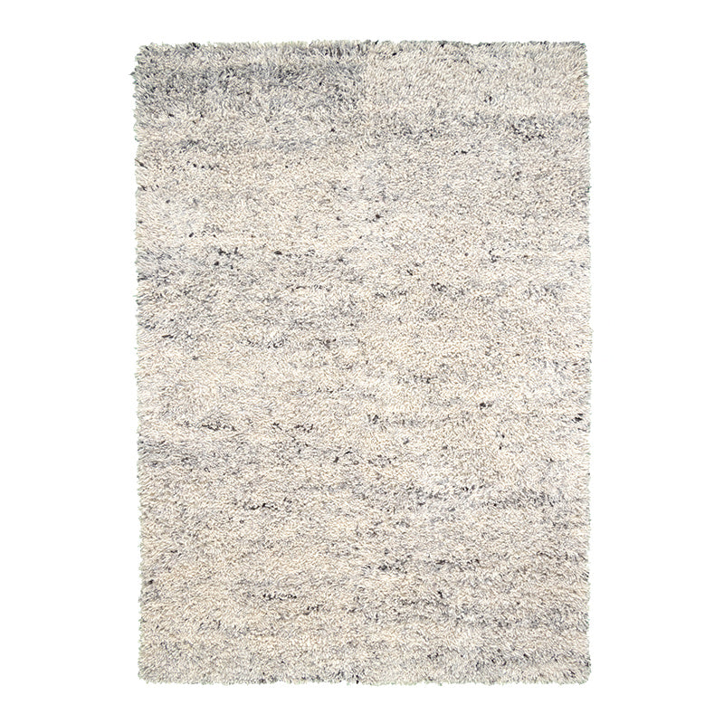 High Pile Wool Rug - Royal Cream/Grey