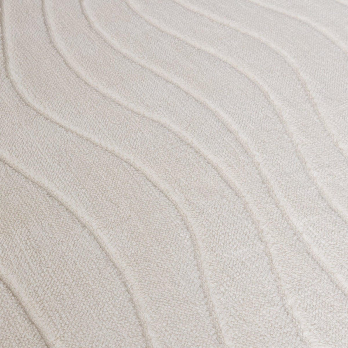 Scandinavian Rug - Charm Waves White