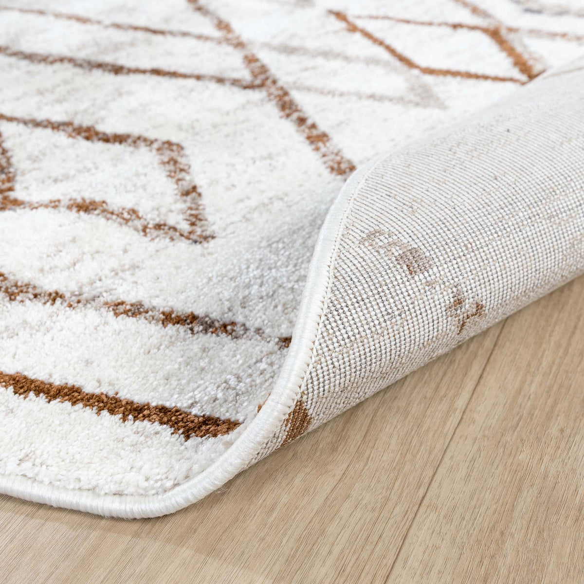 Round Berber Rug - Blend Diamond Terra