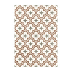 Geometrisk utomhusmatta - Mosaic Clover Grön