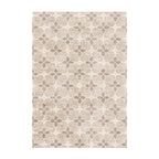 Geometrisk utomhusmatta - Mosaic Dot Creme