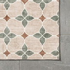 Geometric outdoor rug – Mosaic Dot Green