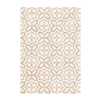 Geometrisk utomhusmatta - Mosaic Medina Creme