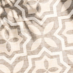 Geometrisk utomhusmatta - Mosaic Medina Creme