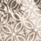 Geometrisk utomhusmatta - Mosaic Petal Creme