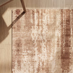 Abstract rug - Rusty Brown