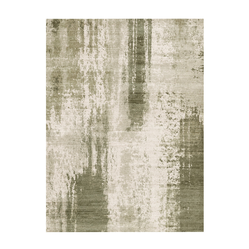 Abstract rug - Rusty Green