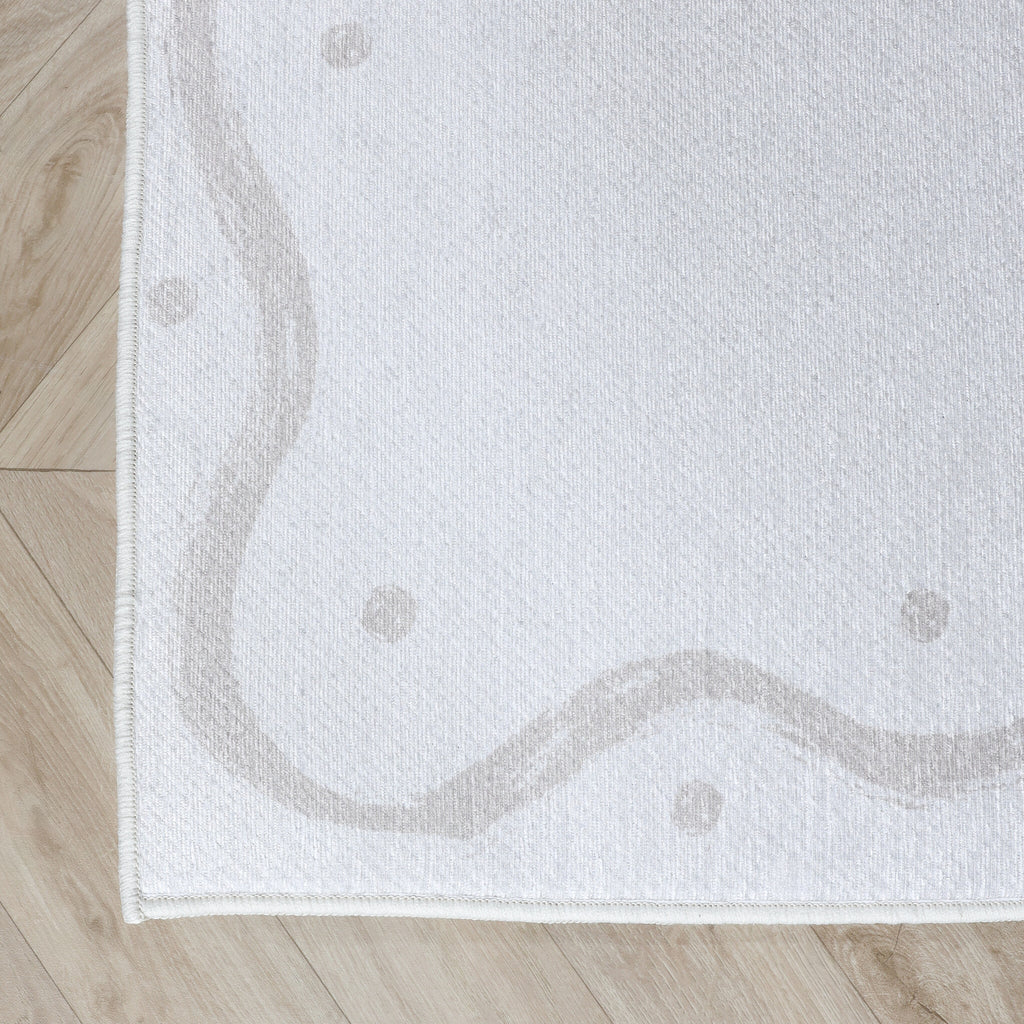 Washable children's rug - Mick Strawberry Red