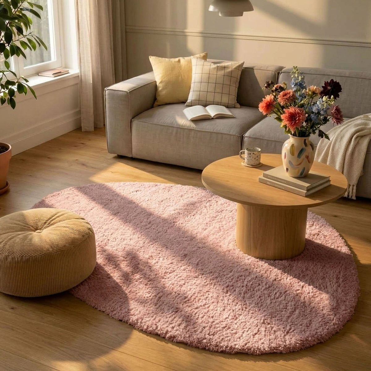 Mjuk ekologisk matta | Teddy rosa hos Volero