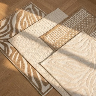 Washable Rug - Dunya Zebra White