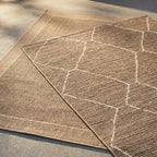 Utomhusmatta i jute | Fora Edge natur hos Volero