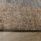 Rund abstrakt matta - Rusty Pastel