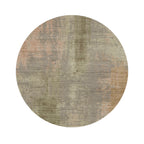 Rund abstrakt matta - Rusty Pastel