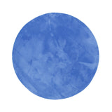 Round Washable Rug - Vivid Blue