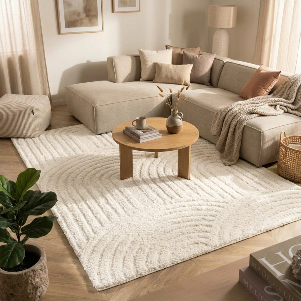 Scandinavian Rug - Lova Arches Cream