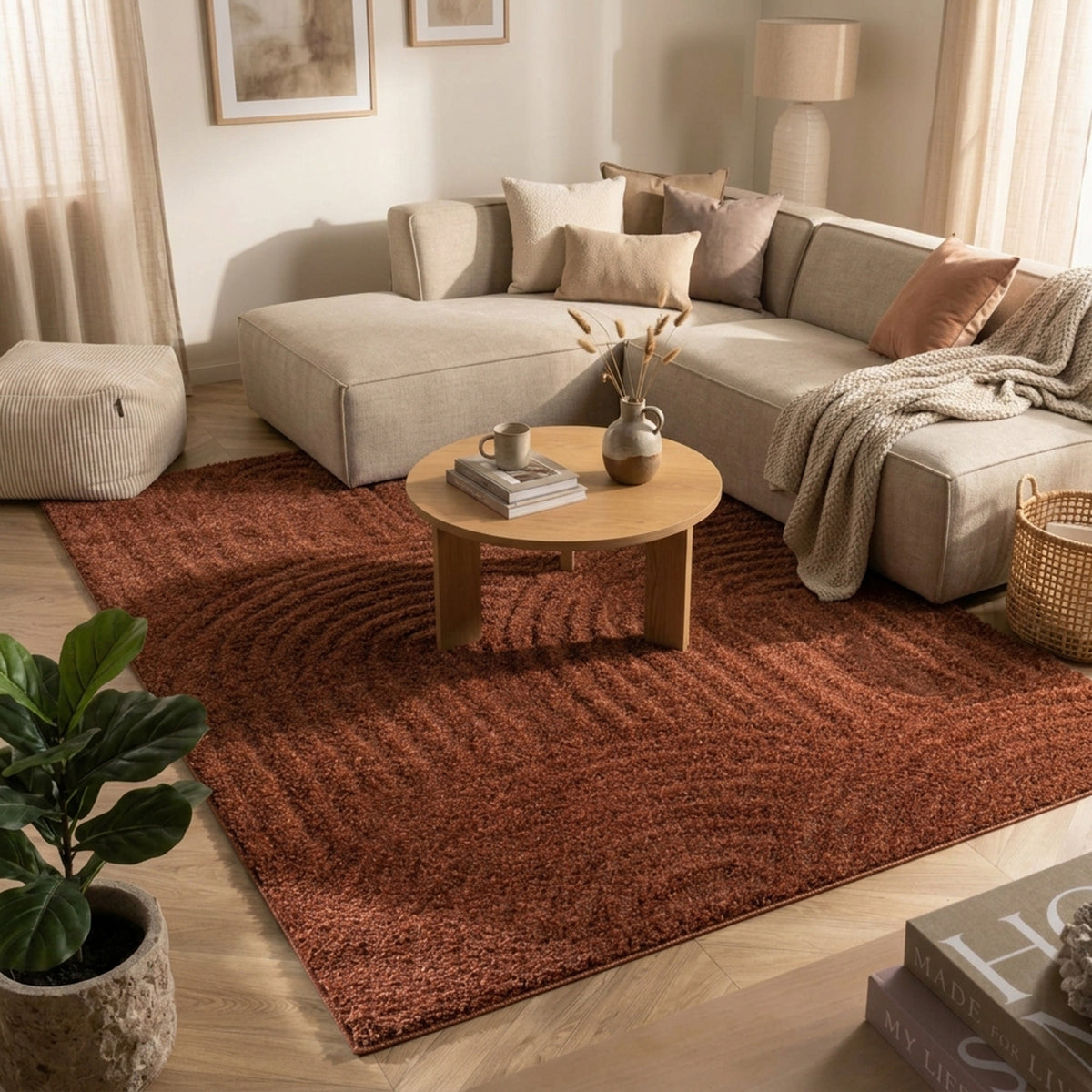 Skandinavisk matta | Lova Arches terrakotta hos Volero
