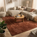 Scandinavian Rug - Lova Frames Terracotta