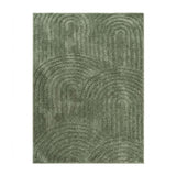Scandinavian rug - Lova Arches Green