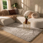 Shaggy Rug - Blaze Beige/Grey