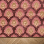 Vintagematta - Sage Pattern Röd
