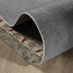 Vintage rug - Sage Medallion Green