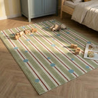 Washable children’s rug - Billy Dots Green