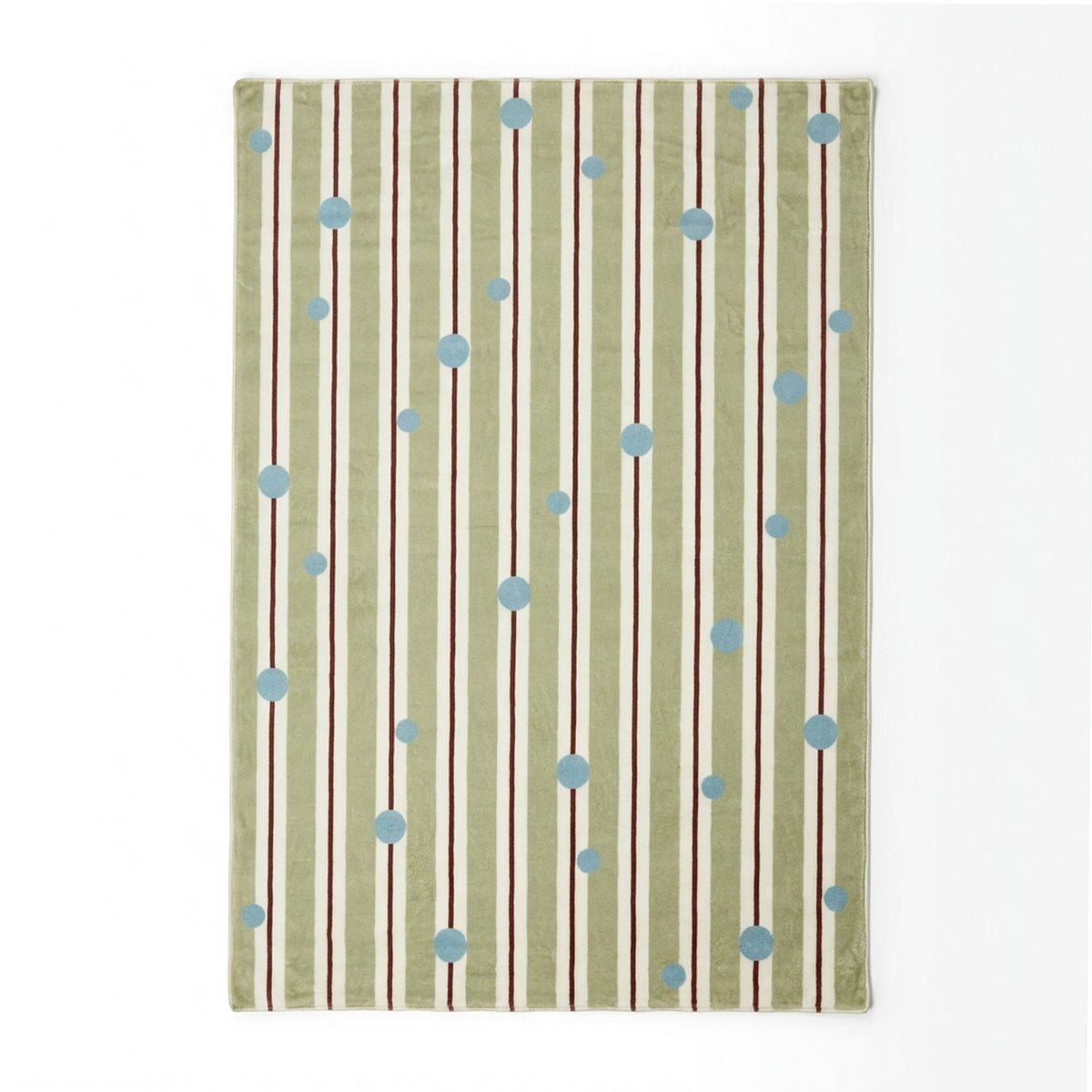 Washable children’s rug - Billy Dots Green