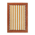Washable children’s rug - Billy Stripes Terracotta