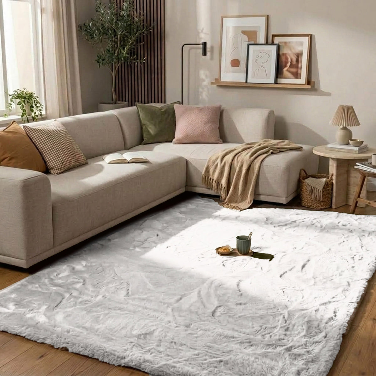 Fluffig matta | Comfy Supreme vit hos Volero