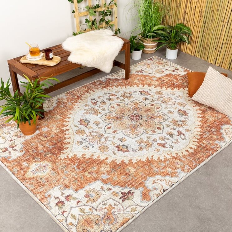 Vintage Utomhusmatta - Santo Mandala Terrakotta