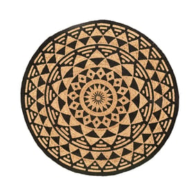 Rund Jute Matta - Henna Maya Natur - sfeer