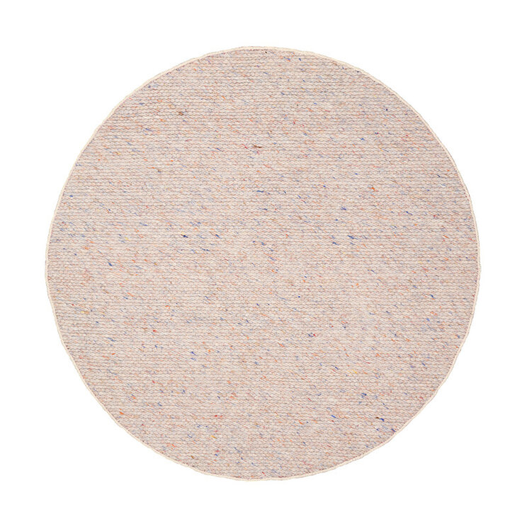 Rund Ullmatta - Feline Pastell - product
