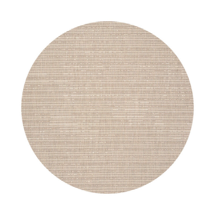 Rund Jute Utomhusmatta - Nomad Melerad Gräddvit - product