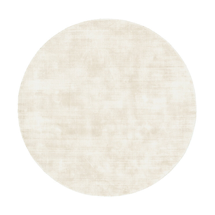 Rund Viskosmatta - Pearl Gräddvit - product