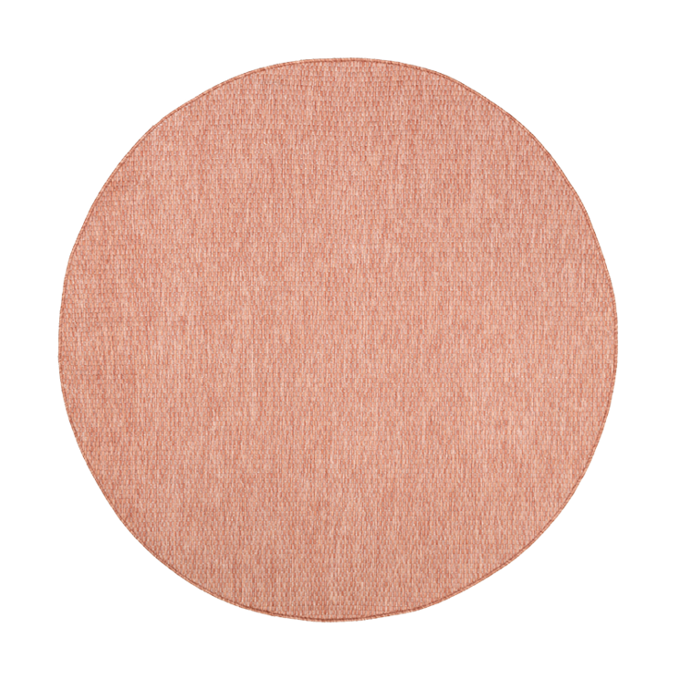 Rund Utomhusmatta - Costa Terrakotta - product