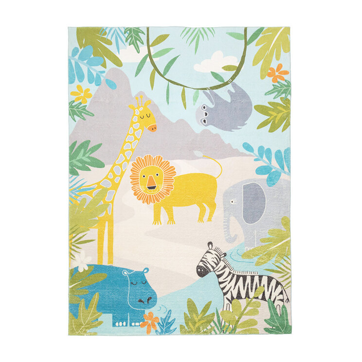 Barnmatta - Jungle Lion Flerfärgad - product