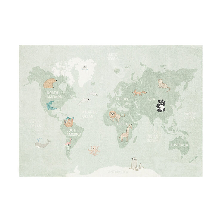 Barnmatta - Globe Mintgrön - product
