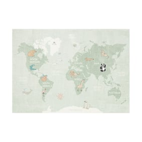 Barnmatta - Globe Mintgrön - sfeer