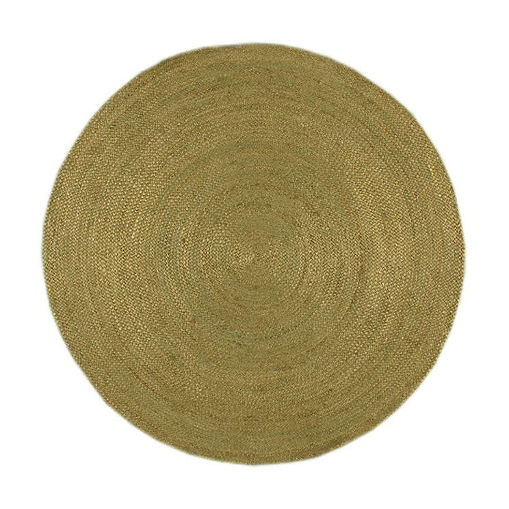 Jute Matta - Fair Rund Grön - product