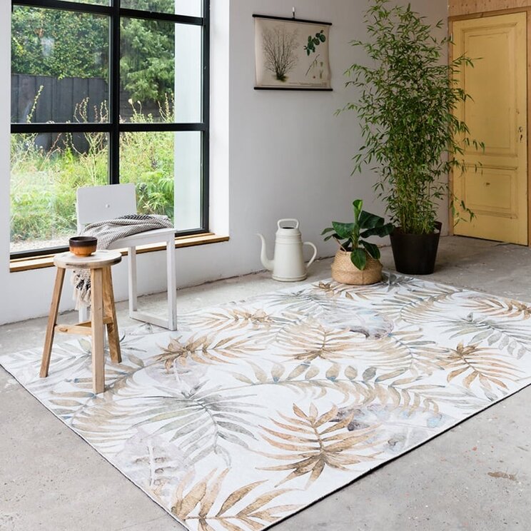 Botanisk Matta - Palmier Leaves Natur